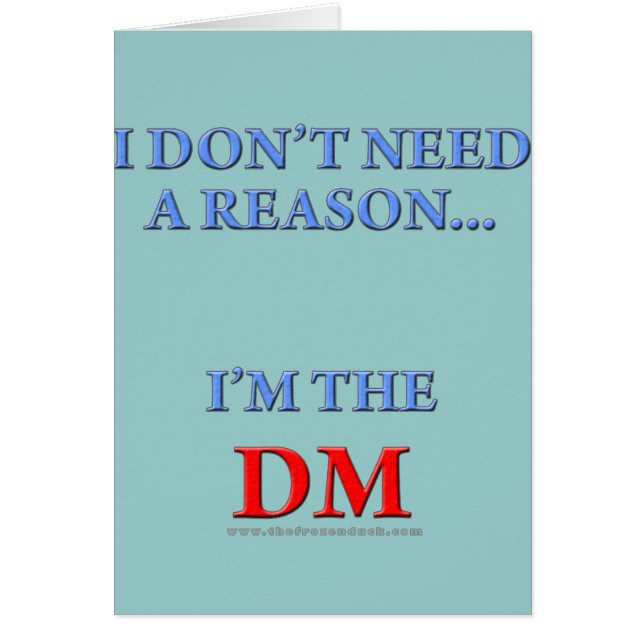 Mig förmiddag DMEN Hälsningskort (Framsidan)