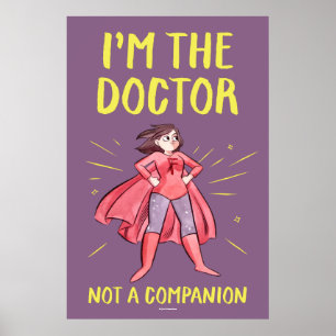Mig förmiddag doktorn. Inte en Companion. Poster