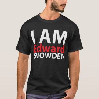 Mig förmiddag Edward Snowden Tee Shirt