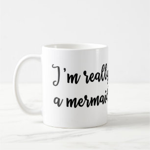 Mig förmiddag egentligen en sjöjungfrumugg kaffemugg