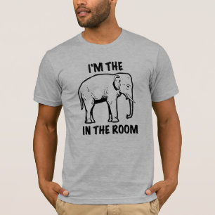 Mig förmiddag ELEFANTEN I den grafiska Tee Shirt