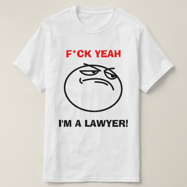 Mig förmiddag en advokat t-shirt (Design framsida)