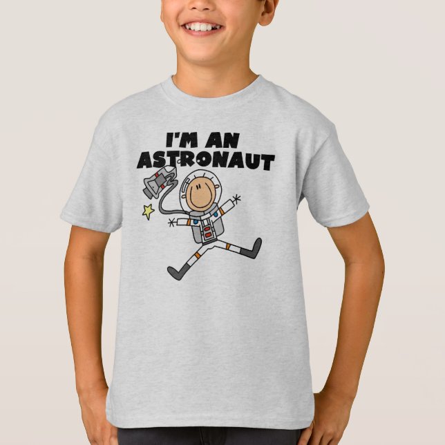 Mig förmiddag en astronautbarnT-tröja Tee Shirt (Framsida)
