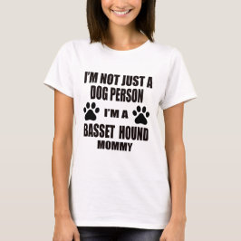 Mig förmiddag en Bassethundmamma T-shirt