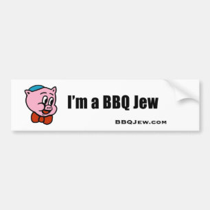 Mig förmiddag en BBQ-judebildekal Bildekal