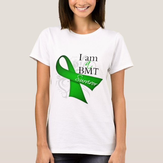 Mig förmiddag en benmärgtransplantatöverlevande t-shirt (Framsida)