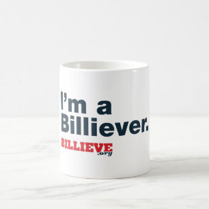"Mig förmiddag en Billiever" kaffemugg