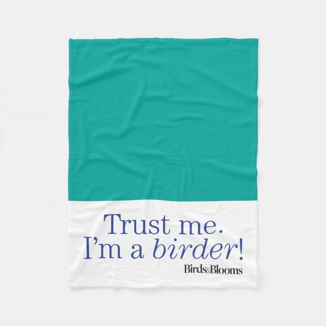 Mig förmiddag en Birder Fleecefilt (Framsidan)