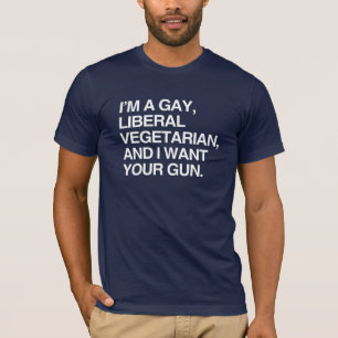 Mig förmiddag en bög, frisinnad vegetarian tee