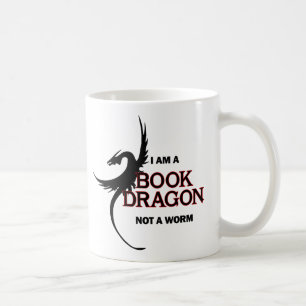 Mig förmiddag en bokdrake inte en mask (som skriv kaffemugg