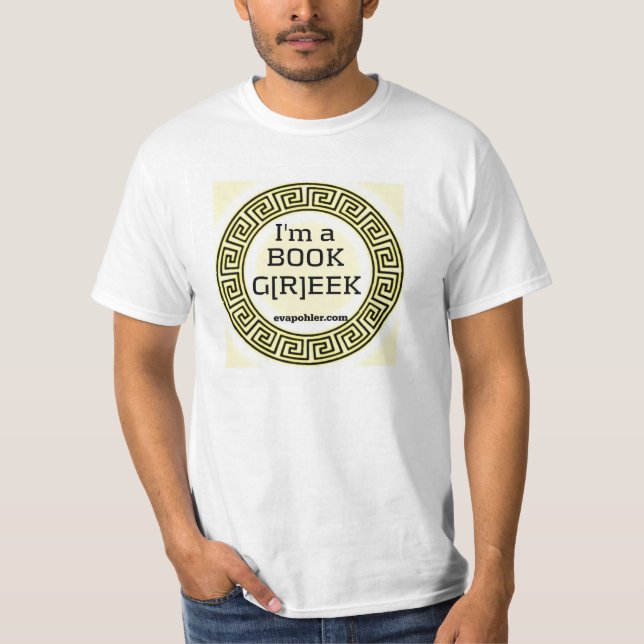 Mig förmiddag en bokgrekT-tröja T Shirt (Framsida)