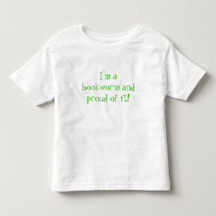 Mig förmiddag en bokmal och stolt av den! t shirt