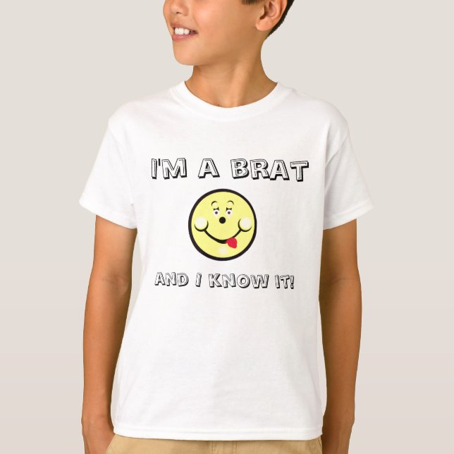 Mig förmiddag en BRATskjorta T-shirt (Framsida)