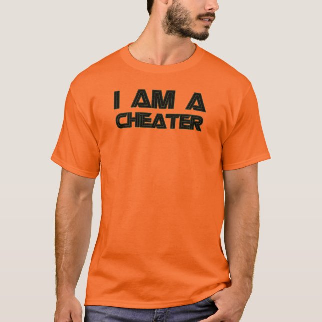 Mig förmiddag en Cheater T-shirt (Framsida)