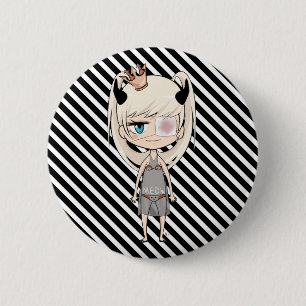 Mig förmiddag en Chibi Princess Klämma fast Knapp