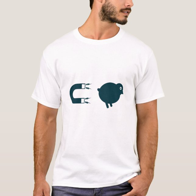 Mig förmiddag en chickmagnet! tröja (Framsida)