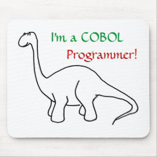 Mig förmiddag en COBOL programmerare! Mousepad Musmatta