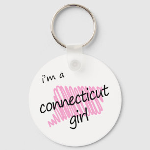 Mig förmiddag en Connecticut flicka Nyckelring