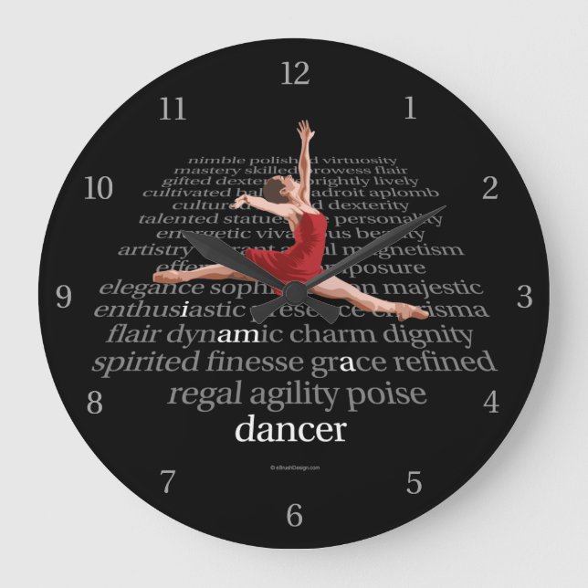 Mig förmiddag en dansare stor klocka (Framsida)