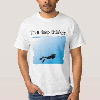 Mig förmiddag en djup tänkareSCUBAdykare T-shirt