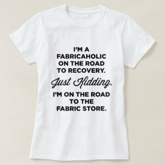 Mig förmiddag en Fabricaholic på vägen till T-shirt