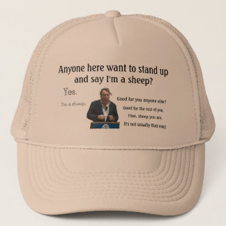 Mig förmiddag en fårHitchens hatt Truckerkeps