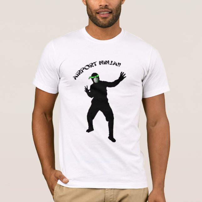 Mig förmiddag en flygplats Ninja Tee (Framsida)