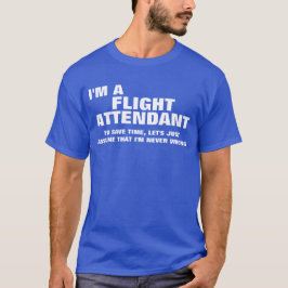 Mig förmiddag en flygvärdinna som sparar Time Tröja
