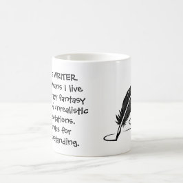Mig förmiddag en författaremugg kaffemugg