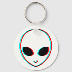 Mig förmiddag en främmande keychain nyckelring