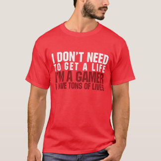 Mig förmiddag en Gamer T Shirt