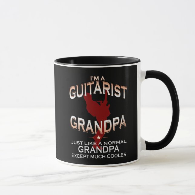 Mig förmiddag en gitarristmorfar… mugg (Höger)