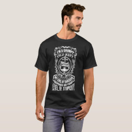 Mig förmiddag en Grumpy gammal marinveteran mitt T-shirt