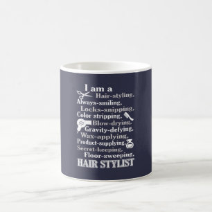 Mig förmiddag en hårstylist kaffemugg