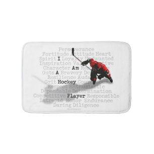 Mig förmiddag en hockeyspelare badrumsmatta