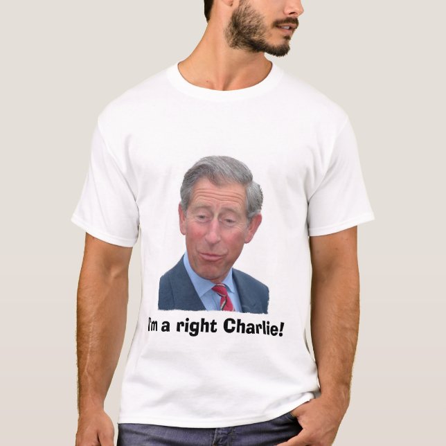 Mig förmiddag en högra Charlie! Tröja (Framsida)