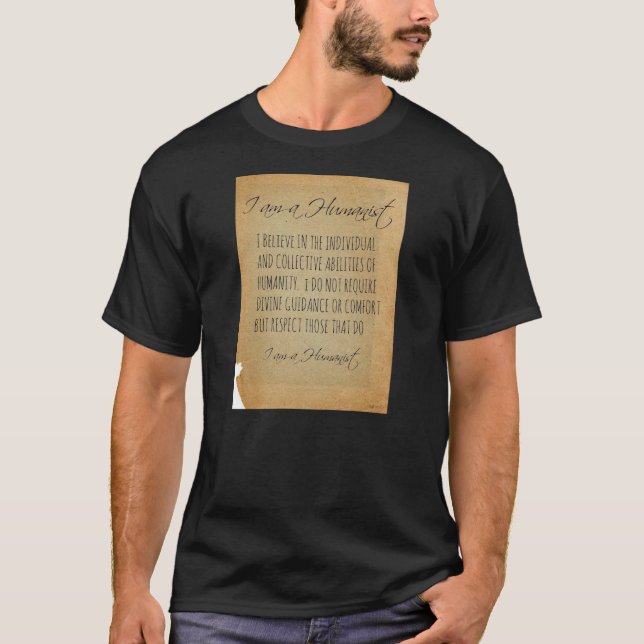 MIG FÖRMIDDAG EN HUMANISTTSHIRT TEE (Framsida)