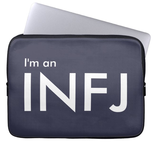 Mig förmiddag en INFJ - personlighetstyp Laptop Fodral (Framsidan)
