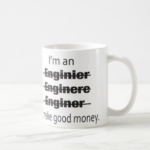 Mig förmiddag en ingenjörmugg kaffemugg