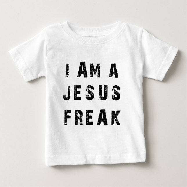 Mig förmiddag en Jesus freak Tee Shirt (Framsida)