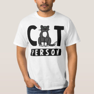 Mig förmiddag en kattperson tee shirt