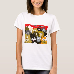 Mig förmiddag en kattperson tee shirt