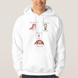 Mig förmiddag en kawaiipotatis sweatshirt med luva