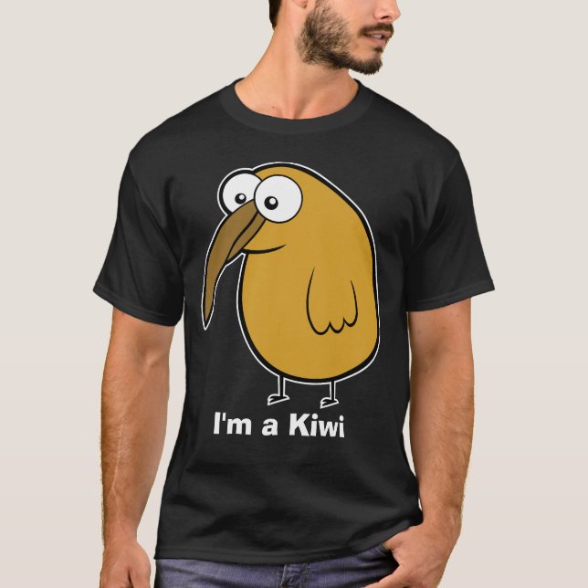 Mig förmiddag en Kiwi T Shirt (Framsida)