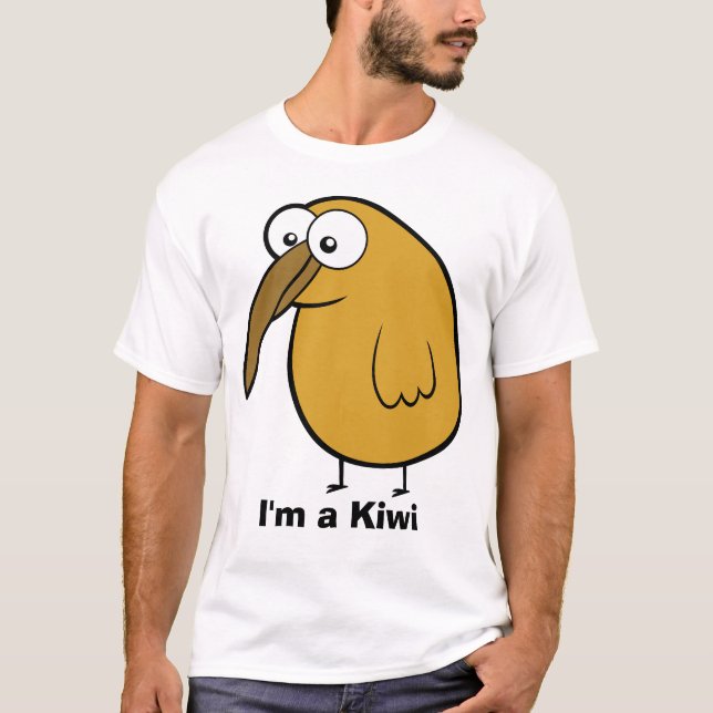 Mig förmiddag en Kiwi Tee Shirt (Framsida)