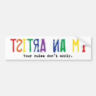 Mig förmiddag en konstnär (bildekalet) bildekal