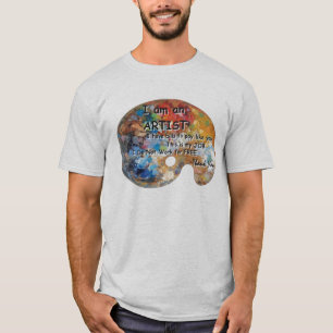 Mig förmiddag en konstnär tee shirt