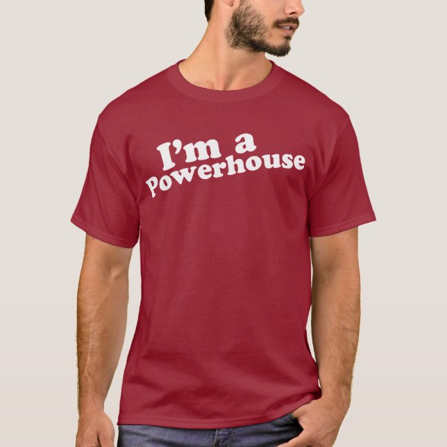 Mig förmiddag en kraftstation t-shirt (Framsida)