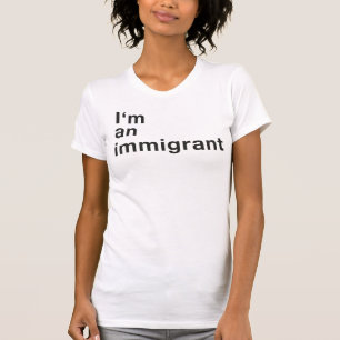 Mig förmiddag en kvinnlig invandrare - tee shirt