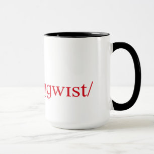 Mig förmiddag en lingvist mugg